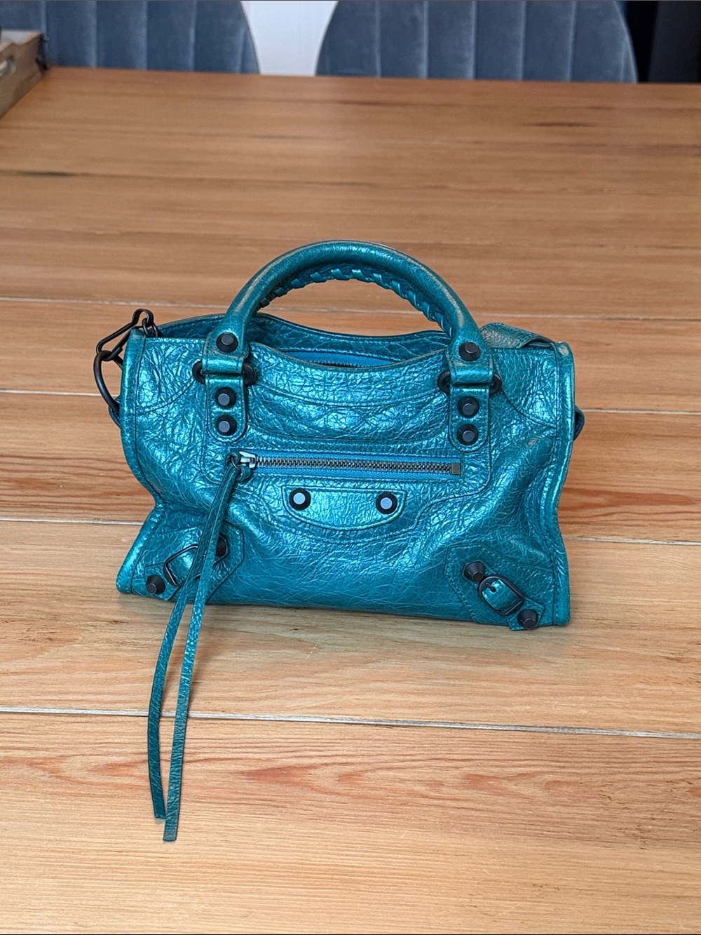 WOMEN'S LE CITY BAG MINI IN EMERALD GREEN